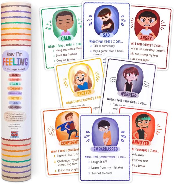 How I'm Feeling Reversible Classroom Posters (8-pack)