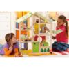 Hape All Seasons Furnished Wooden Dollhouse - Image 2