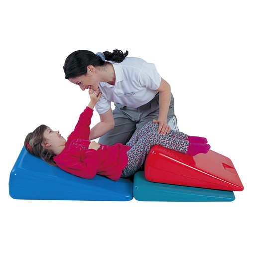 Tumble Forms Positioning Wedge 8 Inch Elevation - 20” x 22” Assorted Colors