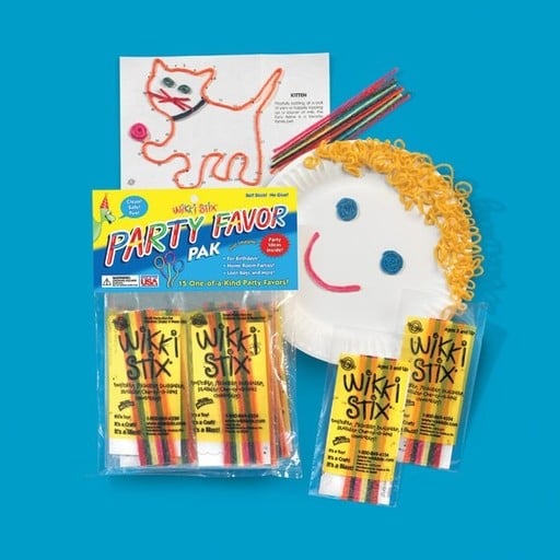 Wikki Stix 15 Party Packs of 12, 6