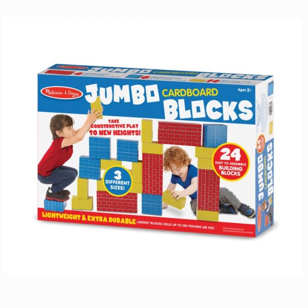 Jumbo Cardboard Blocks 24 Piece Set