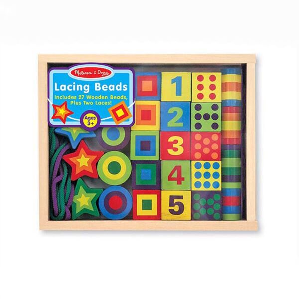 Melissa & Doug Lacing Beads in a Box