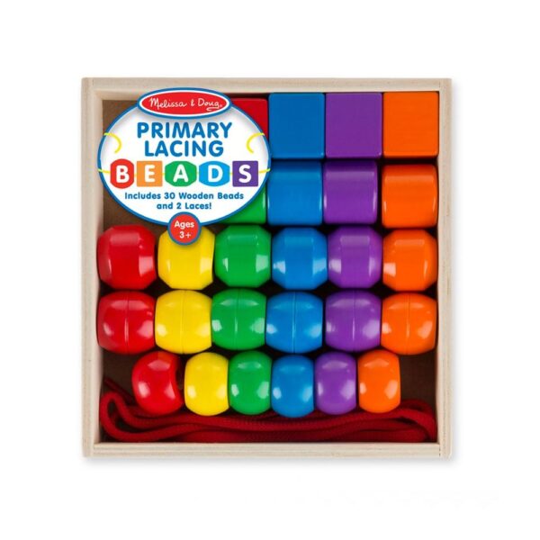 Melissa & Doug Primary Lacing Beads