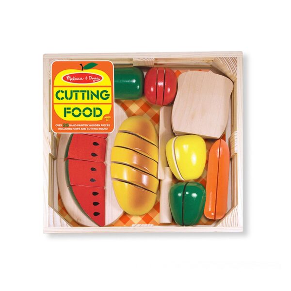Melissa & Doug Cutting Food - Wooden Play Food - Image 3