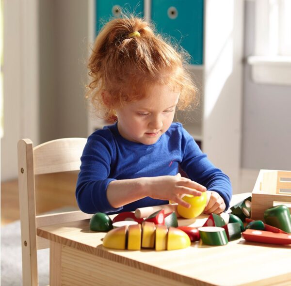 Melissa & Doug Cutting Food - Wooden Play Food - Image 4