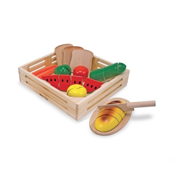 Melissa & Doug Cutting Food - Wooden Play Food