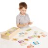 Melissa & Doug Alphabet Wooden Puzzle Cards - Image 3