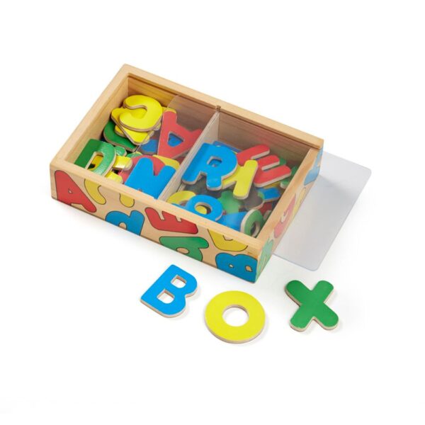 Melissa & Doug Wooden Letter Alphabet Magnets