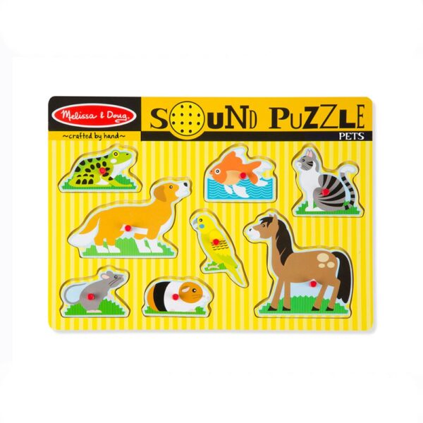 Melissa & Doug Pets Sound Puzzle (8 Pieces)
