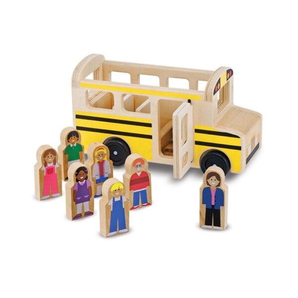 Melissa & Doug Wooden Classic School Bus