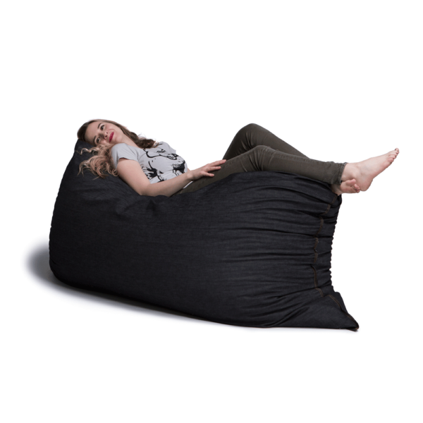 JAXX Black Denim Pillow Saxx Multi-Position Pillow & Crash Pad - Image 2