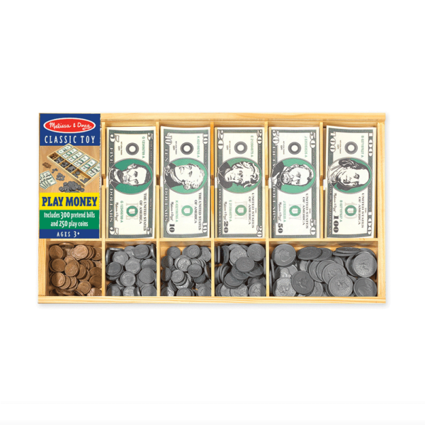 Melissa & Doug Classic Play Money Set - Image 2