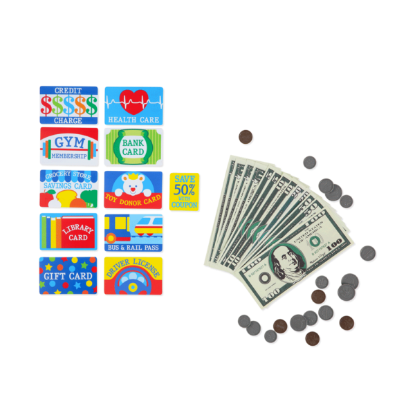 Melissa & Doug Pretend-to-Spend Wallet - Image 3