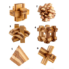 Mini Bamboo Wooden Fidget Puzzles
