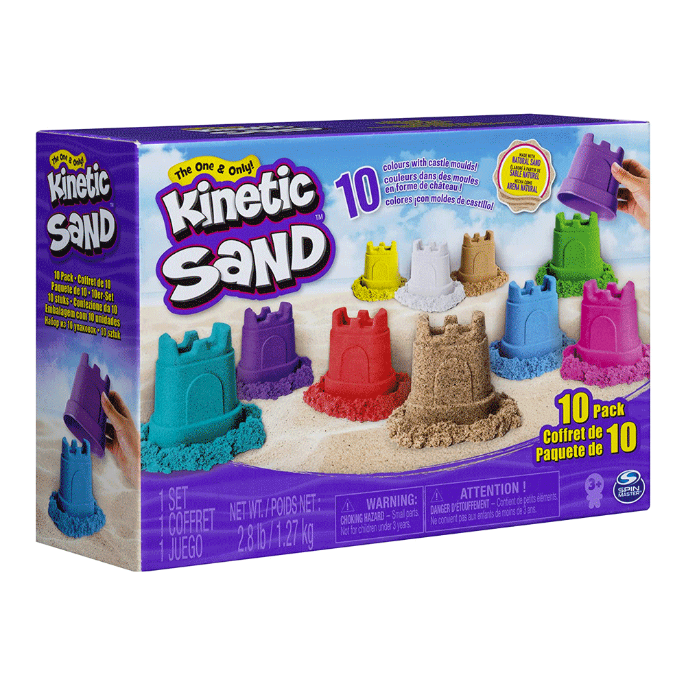 Kinetic Sand with Castle Containers