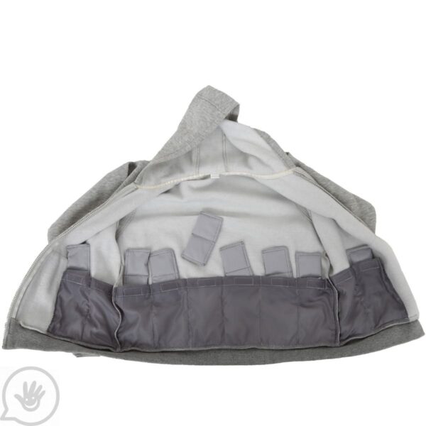 Weighted Fleece Hoodie Jacket - Image 8