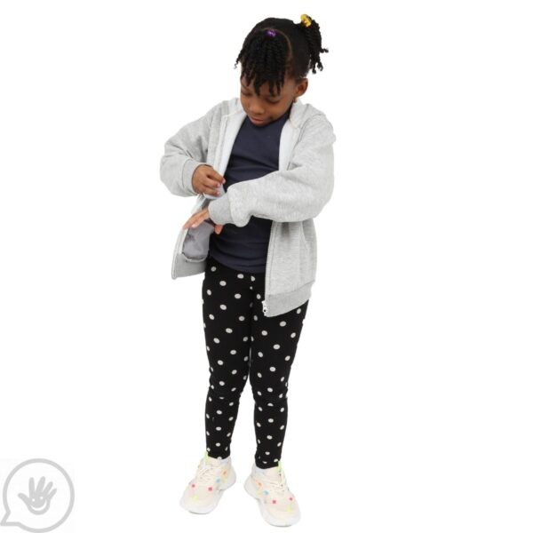 Weighted Fleece Hoodie Jacket - Image 4