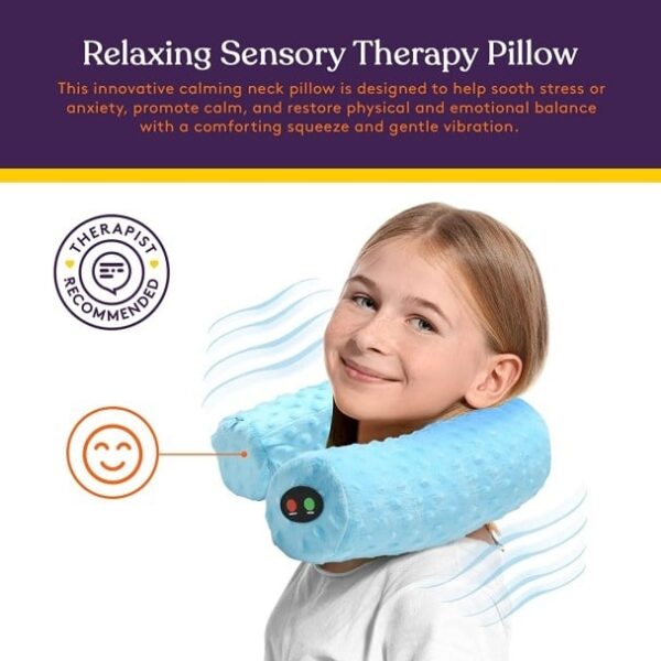 Special Supplies Sensory Vibrating Neck Pillow for Kids and Adults - Image 4