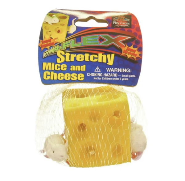 Play Visions Hyper Flex Stretchy Mouse and Cheese