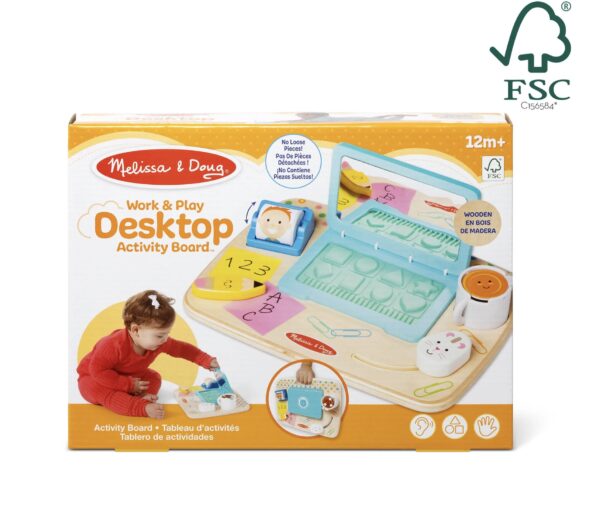 Melissa & Doug's Work & Play Desktop Activity Board - Image 7