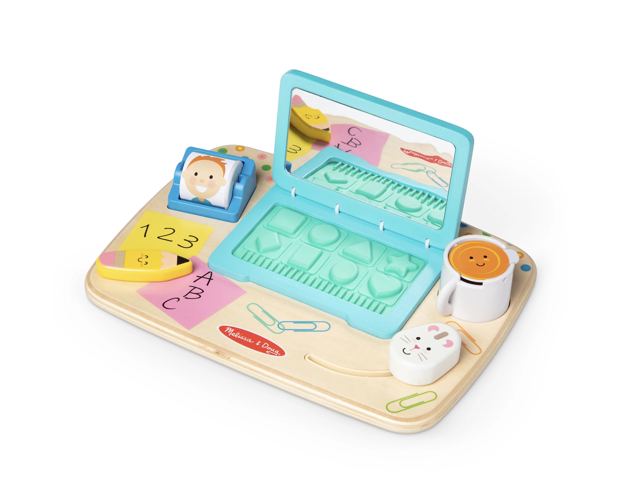 Melissa & Doug's Work & Play Desktop Activity Board