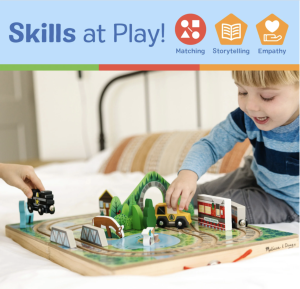 Melissa & Doug's Take-Along Railroad - Image 5