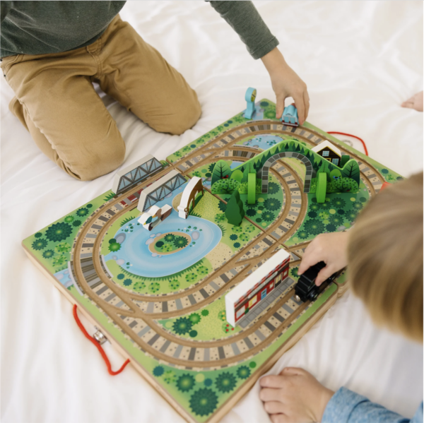 Melissa & Doug's Take-Along Railroad - Image 9