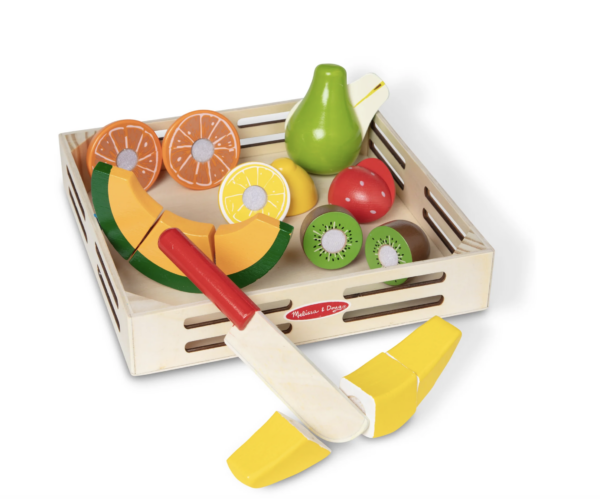 Melissa & Doug's Wooden Cutting Fruit Play Food