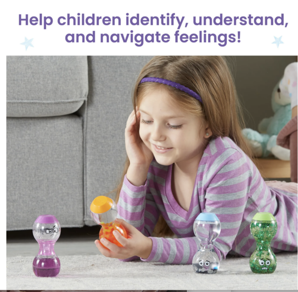 Express Your Feelings® Sensory Bottles - Excited, Nervous, Lonely, and Impatient - Image 2