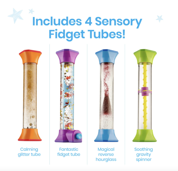 Sensory Fidget Tubes, Set of 4 - Image 5