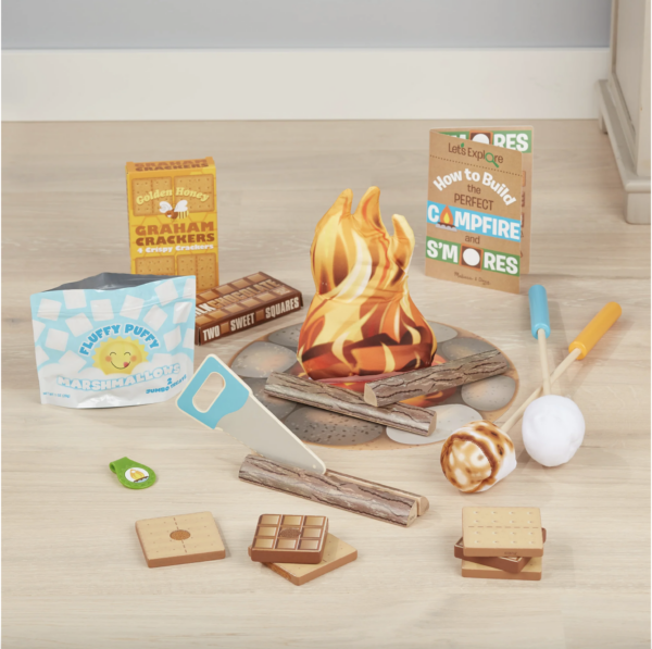 Melissa & Doug's Let's Explore Campfire S'Mores Play Set - Image 6