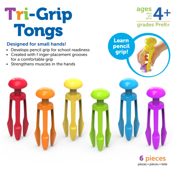 Tri-Grip Tongs, Set of 6 - Image 6