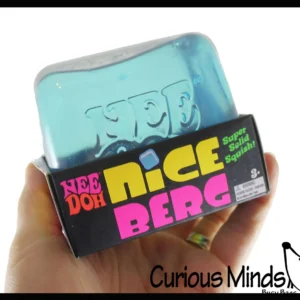 NeeDoh Nice Cube – Sensory Squeeze Toy with Super Solid Squish